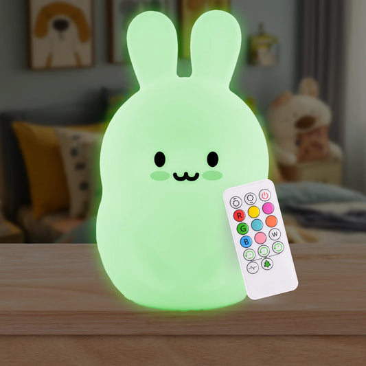 LumiPets® Baxter the Bunny- Children's Touch Night Light - BIG FRENCHIES