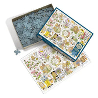 Busy as a Bee 500 Piece Jigsaw Puzzle Cobble Hill - BIG FRENCHIES