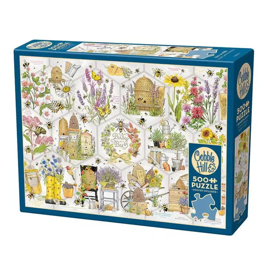 Busy as a Bee 500 Piece Jigsaw Puzzle Cobble Hill - BIG FRENCHIES