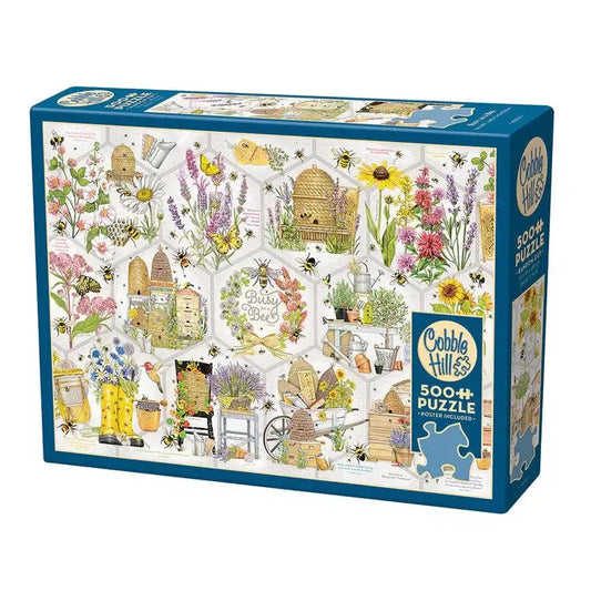 Busy as a Bee 500 Piece Jigsaw Puzzle Cobble Hill - BIG FRENCHIES