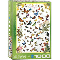 Butterflies 1000 Piece Jigsaw Puzzle Eurographics - BIG FRENCHIES