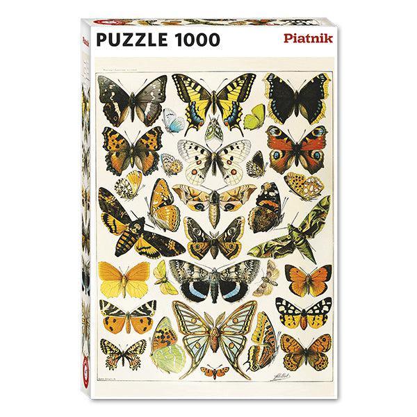 Butterflies & Moths by Millot 1000 Piece Jigsaw Puzzle Piatnik - BIG FRENCHIES