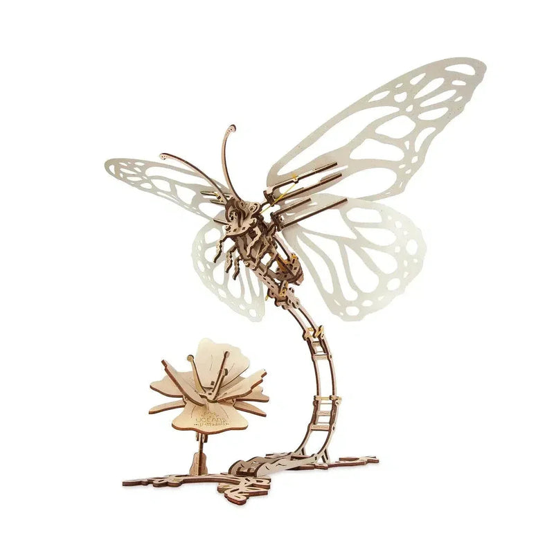 Butterfly 3D Wood Model Kit UGEARS - BIG FRENCHIES