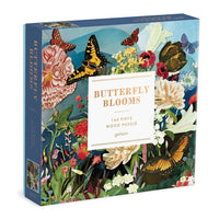 Butterfly Blossoms 144 Piece Wood Jigsaw Puzzle Galison - BIG FRENCHIES