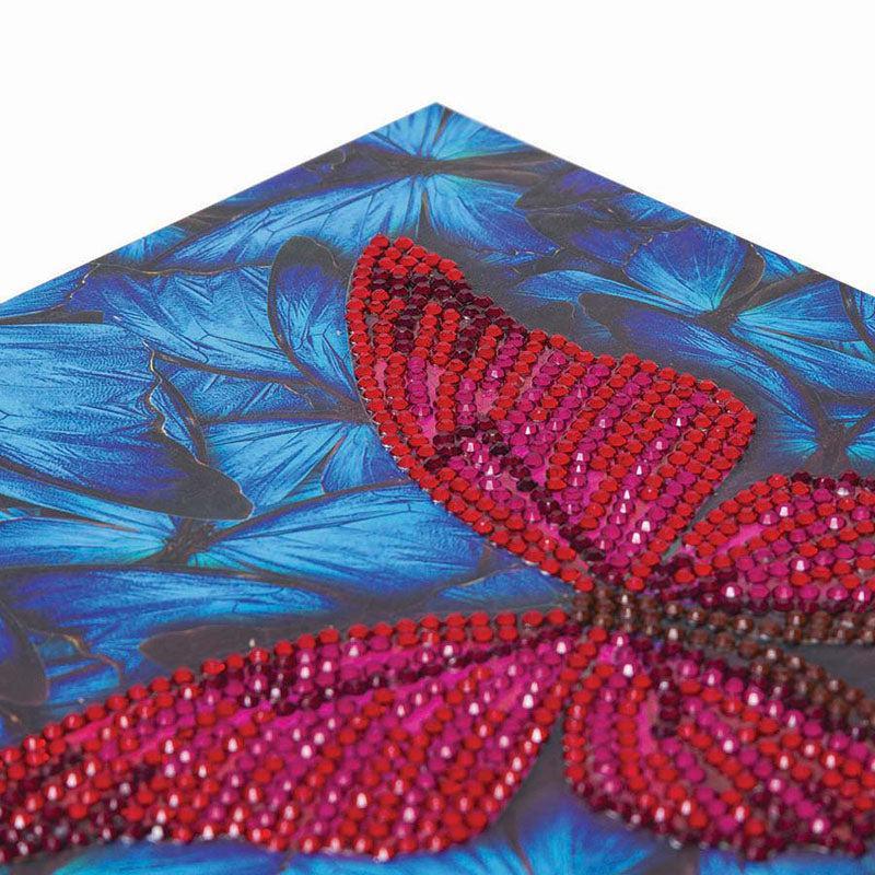 Butterfly Crystal Art Card Kit Craft Buddy - BIG FRENCHIES