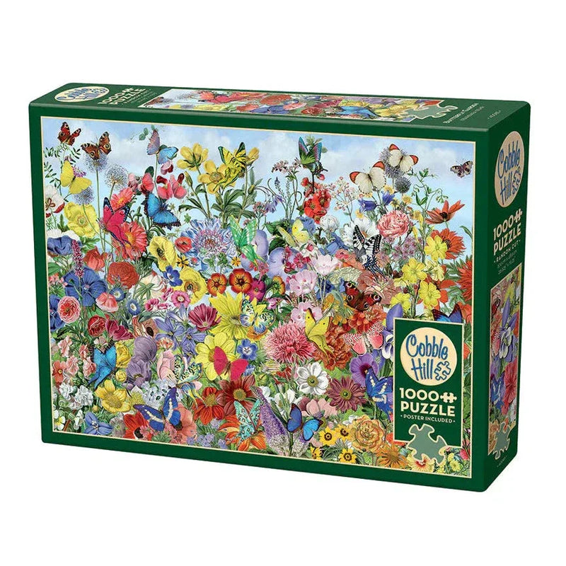 Butterfly Garden 1000 Piece Jigsaw Puzzle Cobble Hill - BIG FRENCHIES