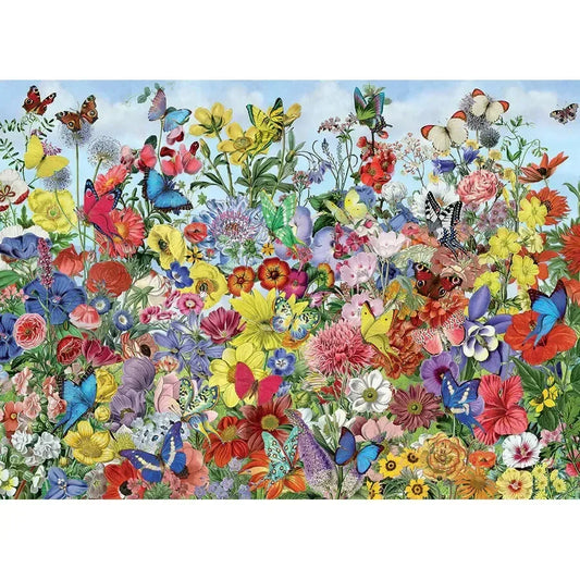 Butterfly Garden 1000 Piece Jigsaw Puzzle Jack Pine - BIG FRENCHIES