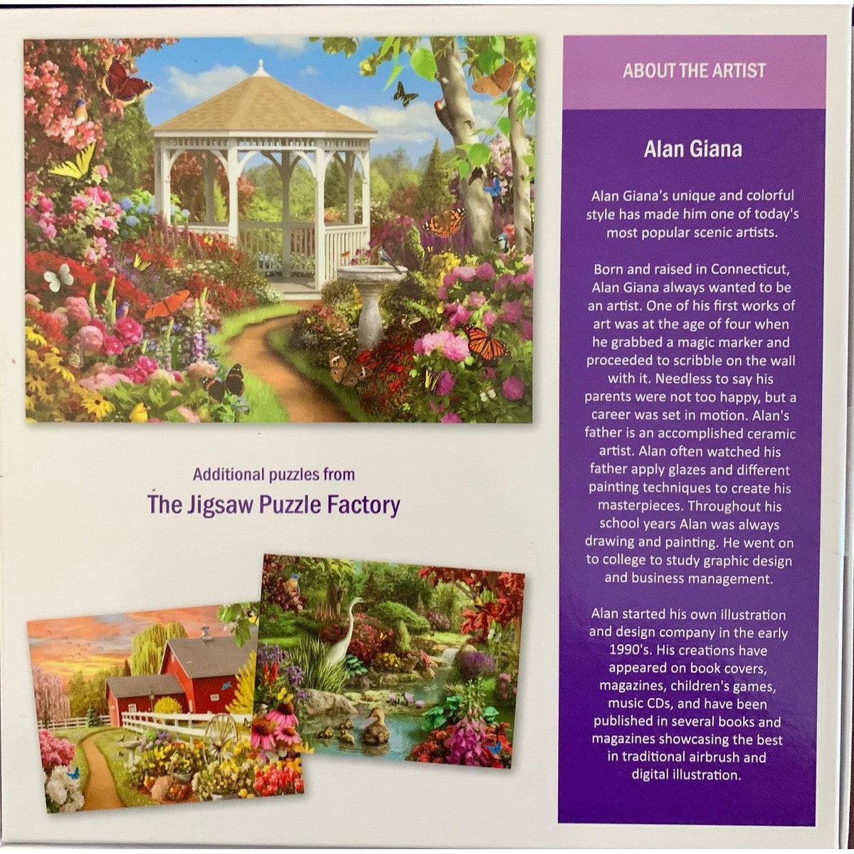 Butterfly Garden Serenity 750 Piece Jigsaw Puzzle Leap Year - BIG FRENCHIES