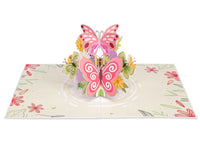 Butterflies Pop Up Card - 5" x 7"