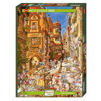 By Day Romantic Town 1000 Piece Jigsaw Puzzle Heye