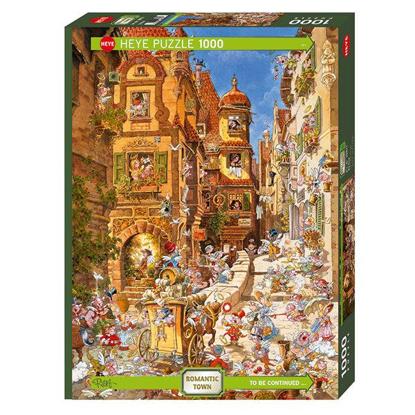 By Day Romantic Town 1000 Piece Jigsaw Puzzle Heye