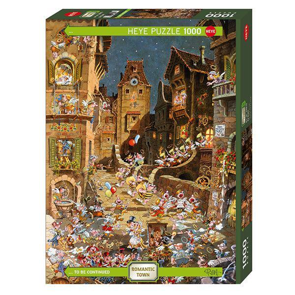 By Night Romantic Town 1000 Piece Jigsaw Puzzle Heye - BIG FRENCHIES