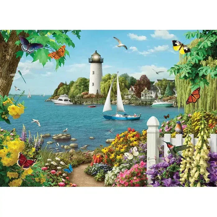 By the Bay 500 Piece Jigsaw Puzzle Cobble Hill - BIG FRENCHIES