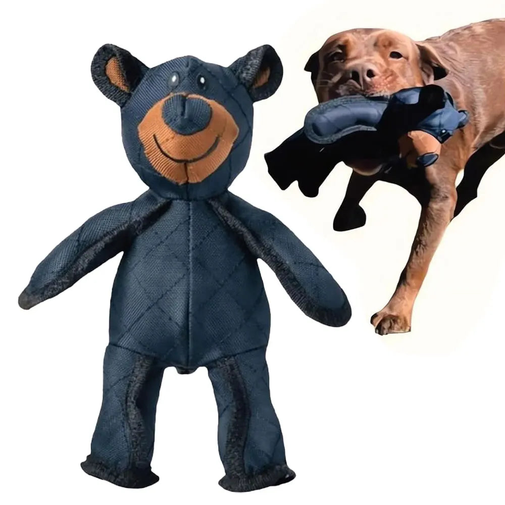 Mighty Bear Pet Soundmaking Toy Plush Interactive Dog Toy Grinding Cleaning Teeth Anti Bite Abreact Plaything Bear Pets Supplies-Pet Toys-BIG FRENCHIES-V.I.P Digital Presence