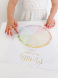 Learning Wheel Spinner Printable Dramatic Play