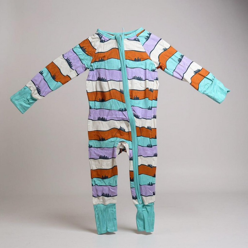 Hills Bamboo Zippy Pajamas - Premium Kids Sleepwear - BIG FRENCHIES