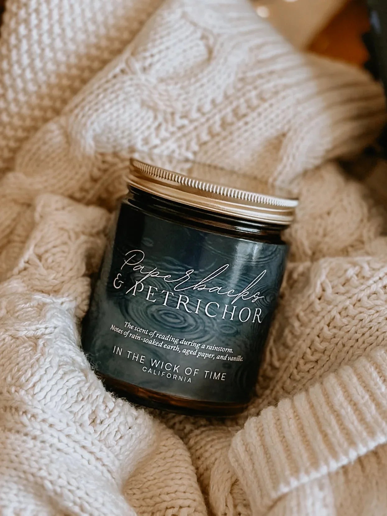 Paperbacks & Petrichor Candle - BIG FRENCHIES