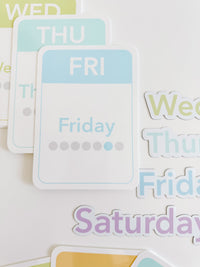 Calendar (Days, Months, Seasons) Flashcards and Magnets