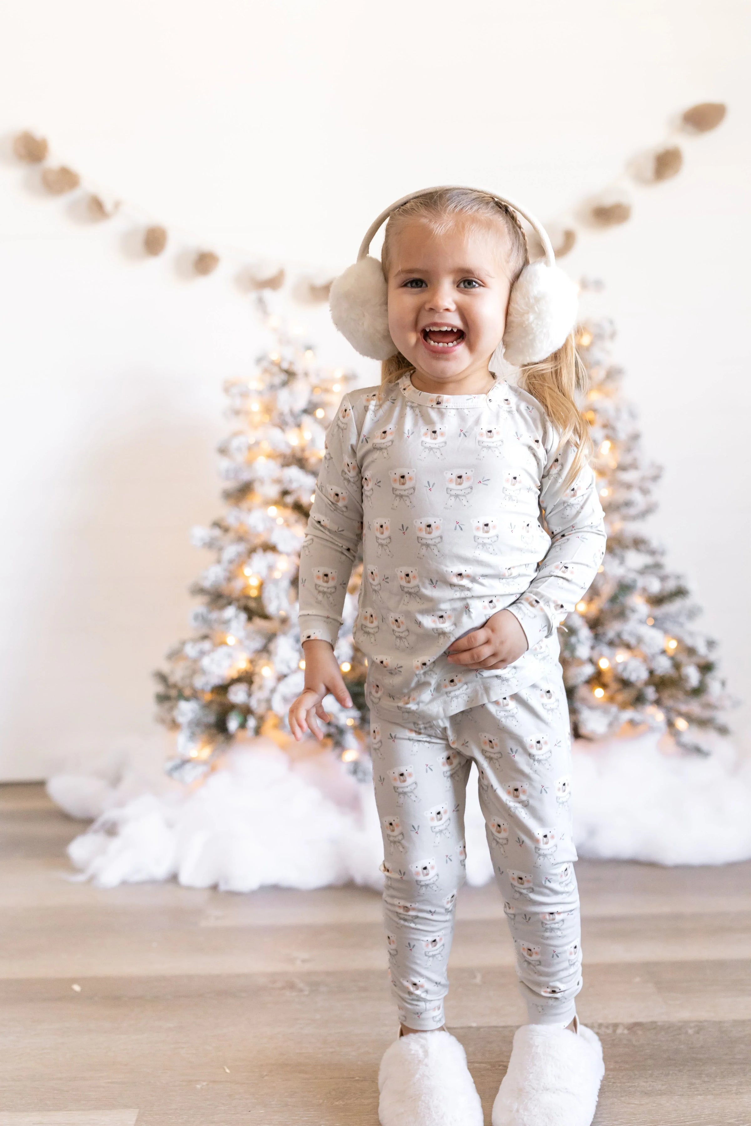 Polar Bear 2pc Bamboo Pajamas - BIG FRENCHIES