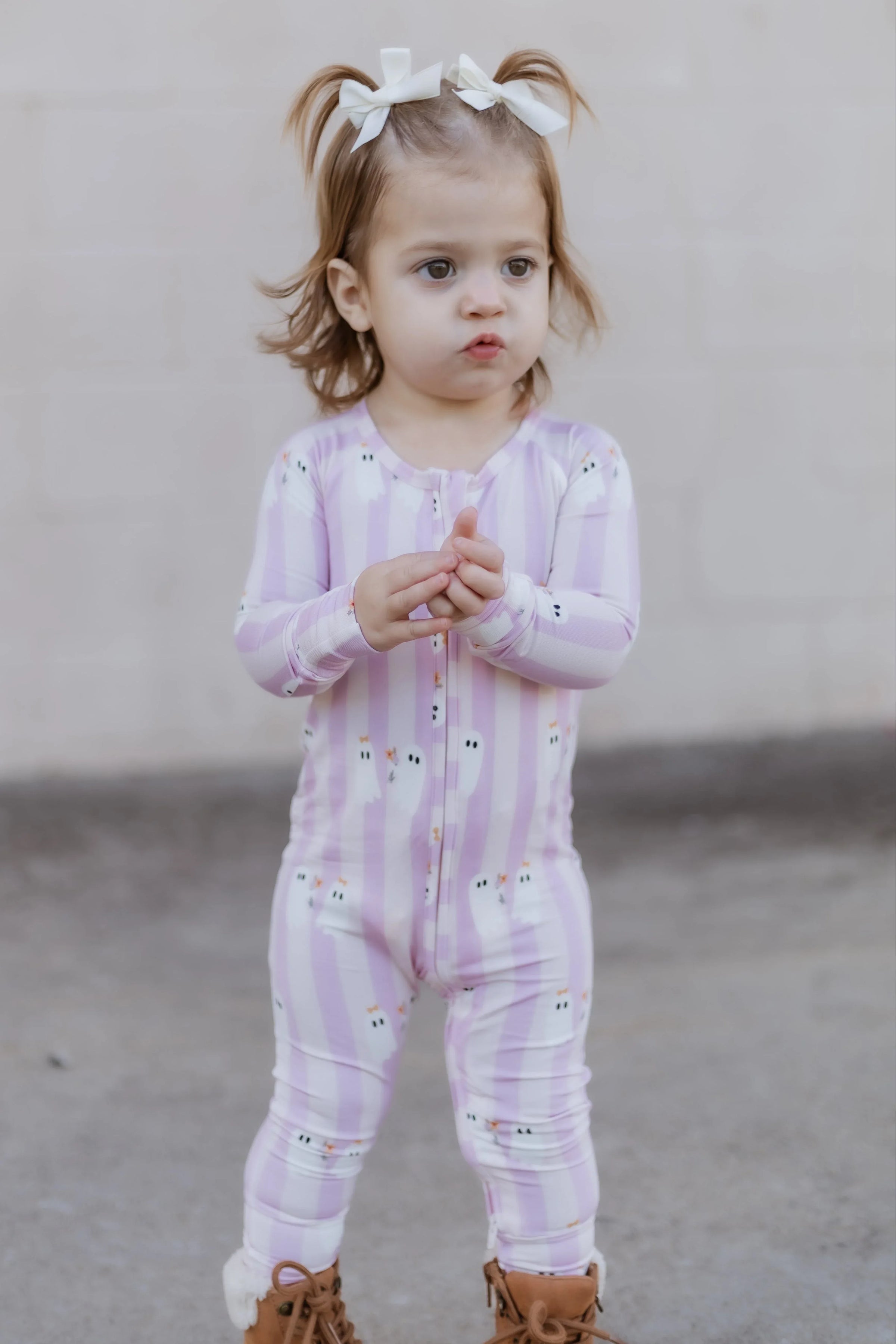 Be My Boo Halloween Bamboo Zippy Pajamas - BIG FRENCHIES