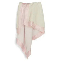 Luxury Duo Satin Border Blanket - Pink/Ivory - BIG FRENCHIES