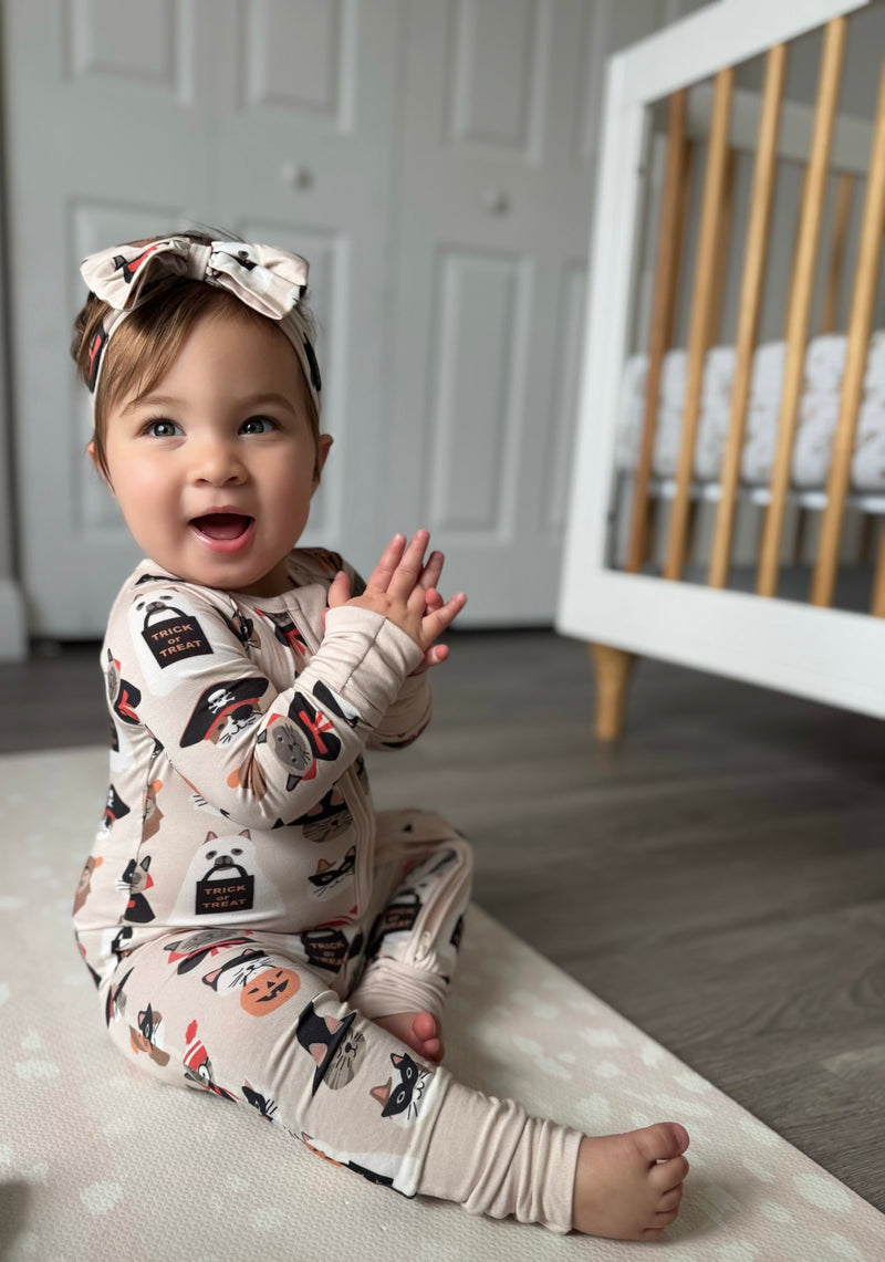 Meow & Treat (Convertible Zip Footies) - BIG FRENCHIES