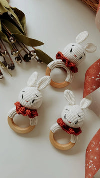 Bunny Rattle Teether (Gender Neutral Bunny) - BIG FRENCHIES