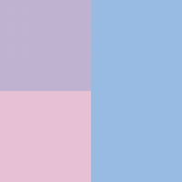 Sky / Lilac / Petal Colorblock | Snap Romper - BIG FRENCHIES