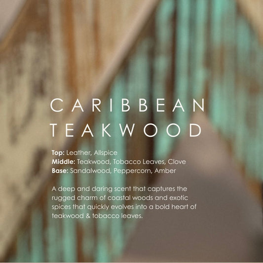Caribbean Teakwood Soy Candle