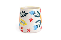 Floral Extravaganza Coffee Mug- Multi ,  3.5 X 2.5 Inches (Set of 4)