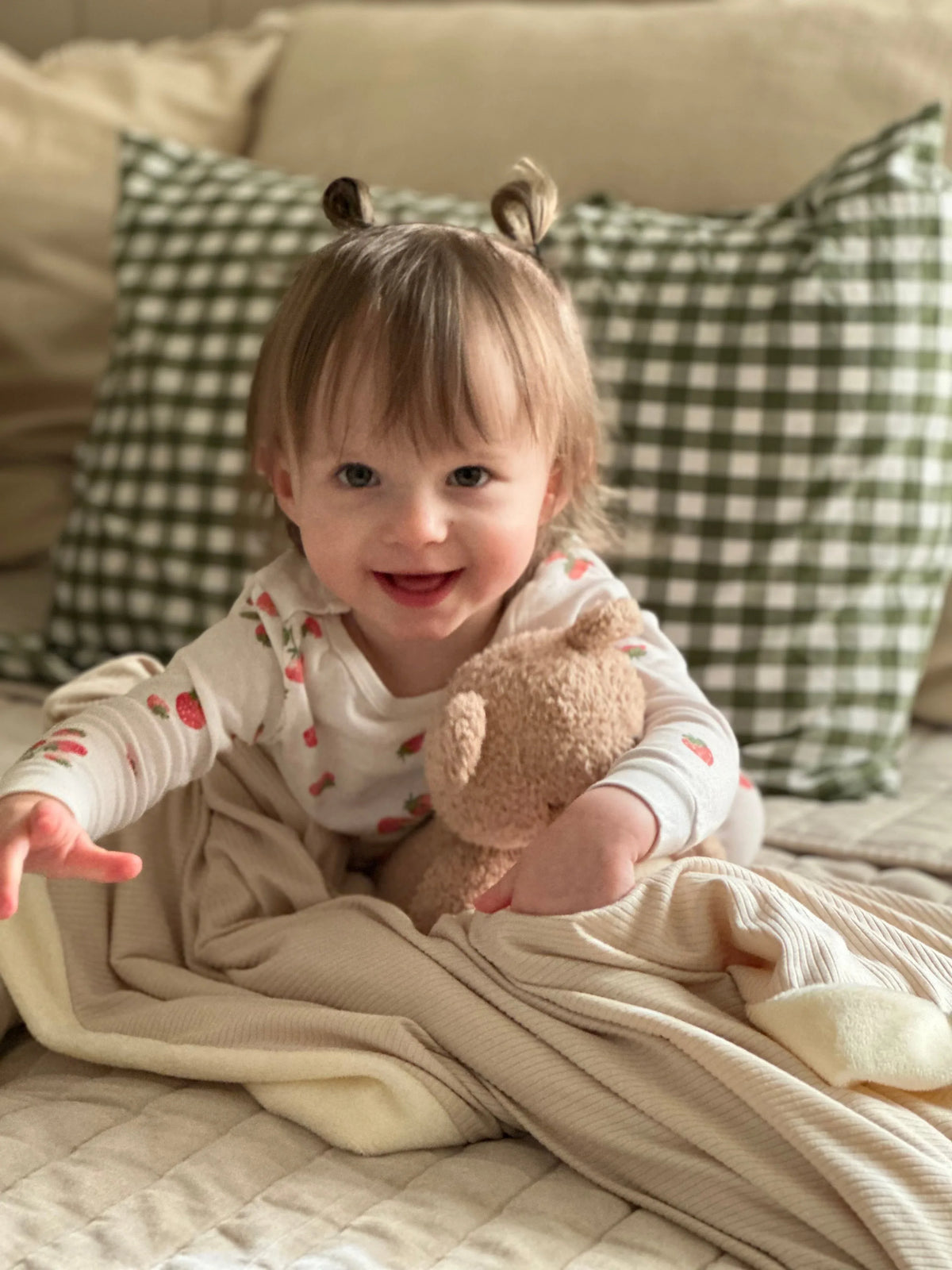 Oat Ribbed Toddler Blanket - BIG FRENCHIES