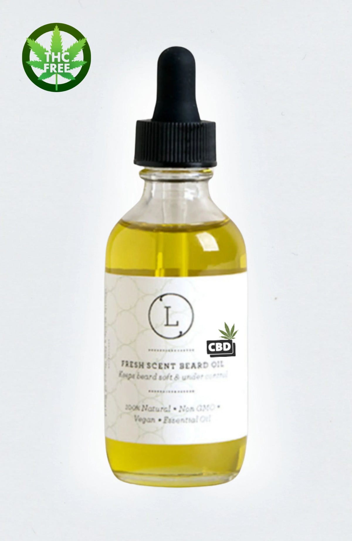 CBD Natural Handmade Beard Oil with CBD, Beard Softener, Beard Moisture, Beard care (THC free) - BIG FRENCHIES