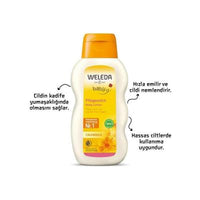Weleda Baby Body Lotion with Organic Calendula - Natural, Gentle Moisturizer for Sensitive Skin, 6.76 fl oz