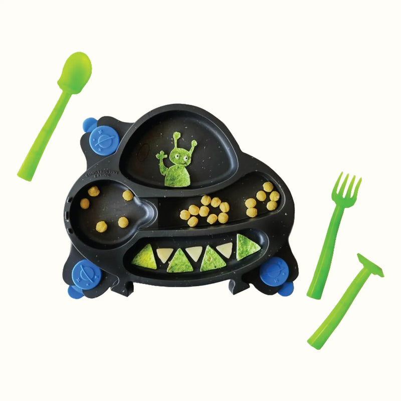 UFO Training Plate and Utensils - BIG FRENCHIES