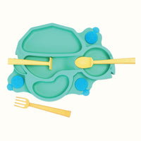 Turtle Training Plate and Utensils - BIG FRENCHIES