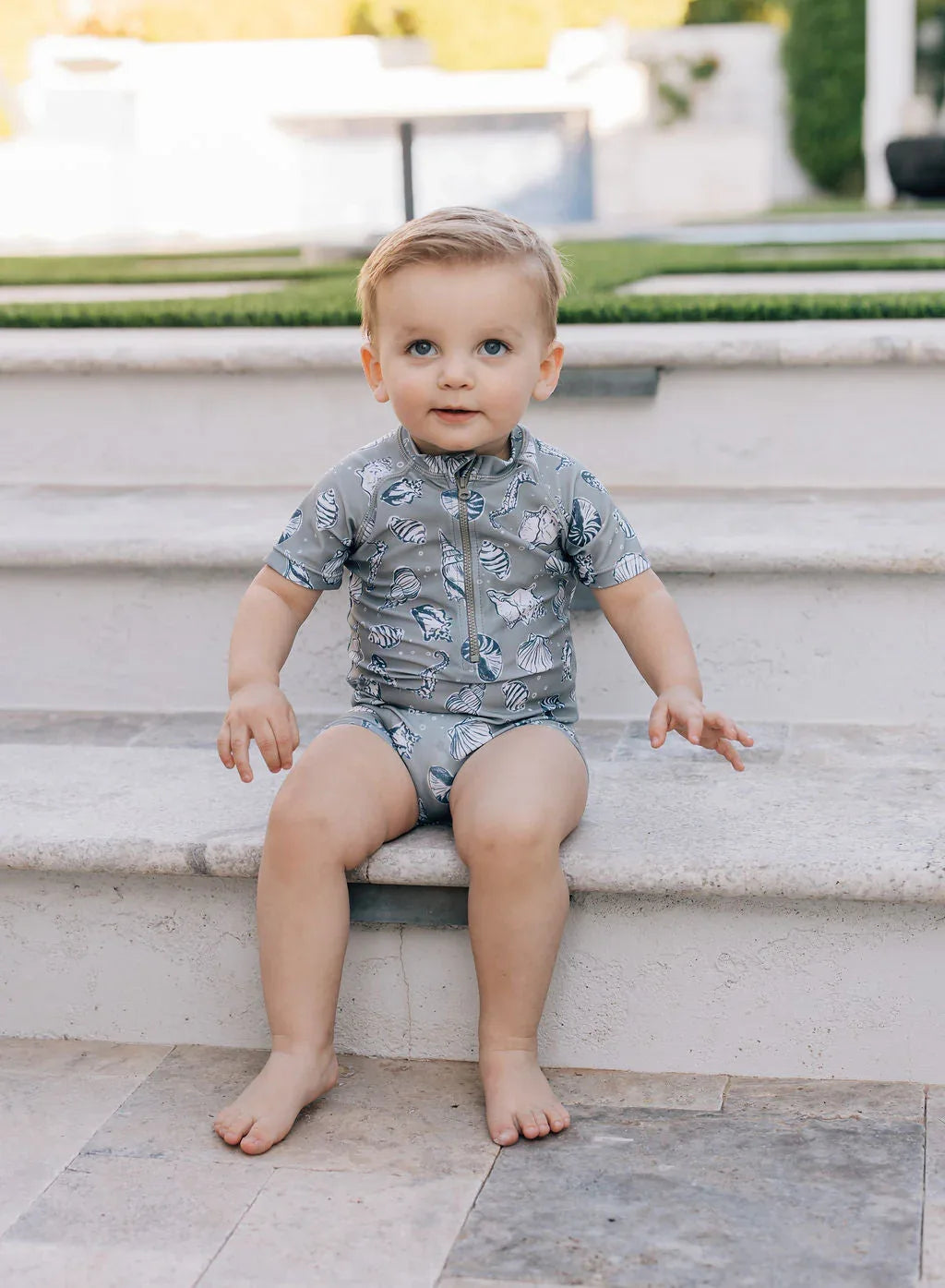 Sea Shell Zipper Swimsuit - BIG FRENCHIES