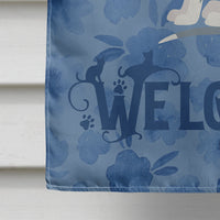 Peterbald Cat Welcome House Flag 28x40 Porch Sleeve Pole Decorative Outside Yard Banner Artwork Wall Hanging, Polyester