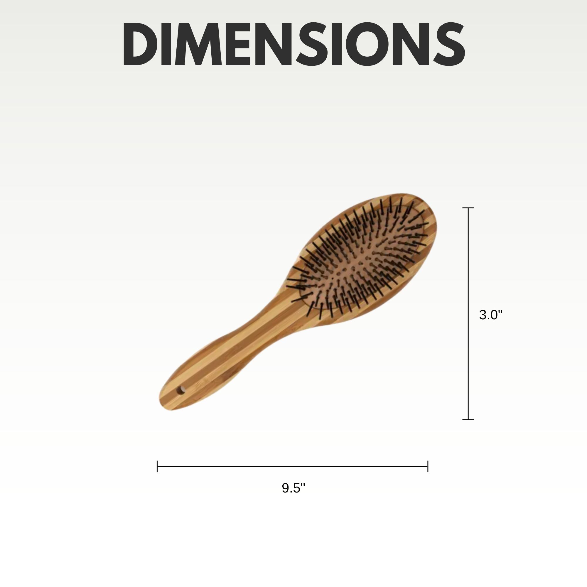 Country Living Dual-Sided Natural Wood Dog Brush - Ergonomic, Durable & Versatile - BIG FRENCHIES