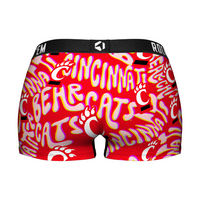 Women's Boy Shorts - Cincinnati Bearcats - Twisted Wordmark