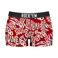 Women's Boy Shorts - Oklahoma Sooners - Twisted Wordmark