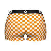 Women's Boy Shorts - Tennessee Volunteers - Full Checkerboard