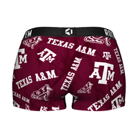 Women's Boy Shorts - Texas A&M Aggies - Logo All-Over