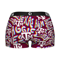 Women's Boy Shorts - Texas A&M Aggies - Twisted Wordmark
