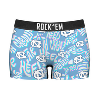 Women's Boy Shorts - North Carolina Tar Heels - Twisted Wordmark