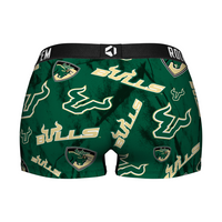 Women's Boy Shorts - USF Bulls - Logo All-Over