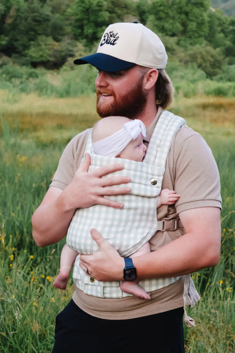 Monroe x Coco Gingham - Cotton Baby Carrier (7-35 lbs) - BIG FRENCHIES