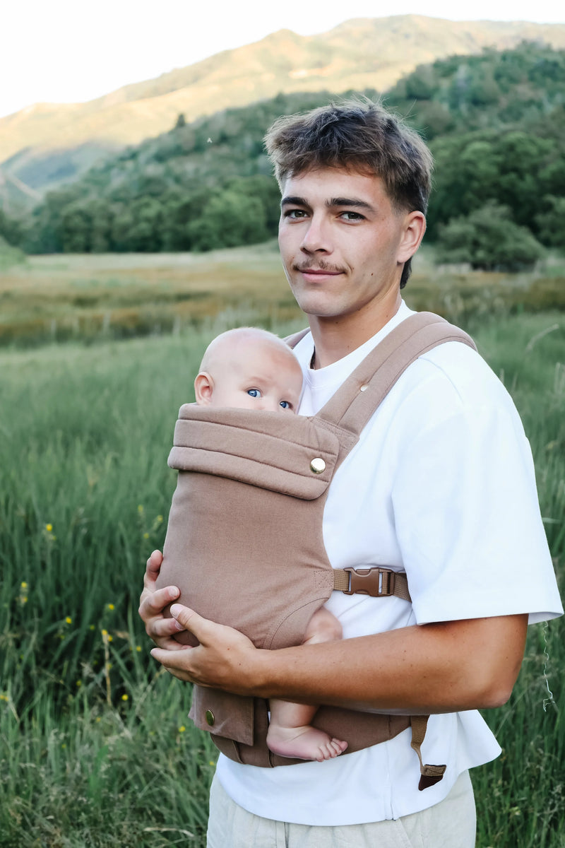 Monroe x Coco Desert - Cotton Linen Baby Carrier (7-35 lbs) - BIG FRENCHIES