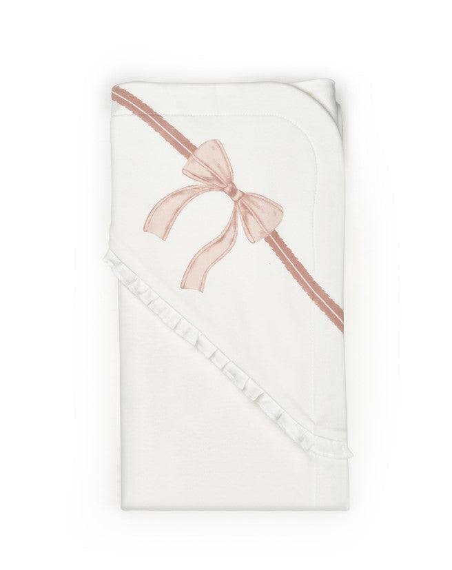 Blush Ribbon Organic Blanket - BIG FRENCHIES