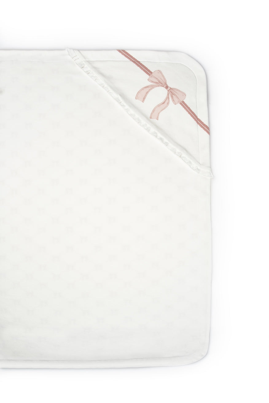 Blush Ribbon Organic Blanket - BIG FRENCHIES
