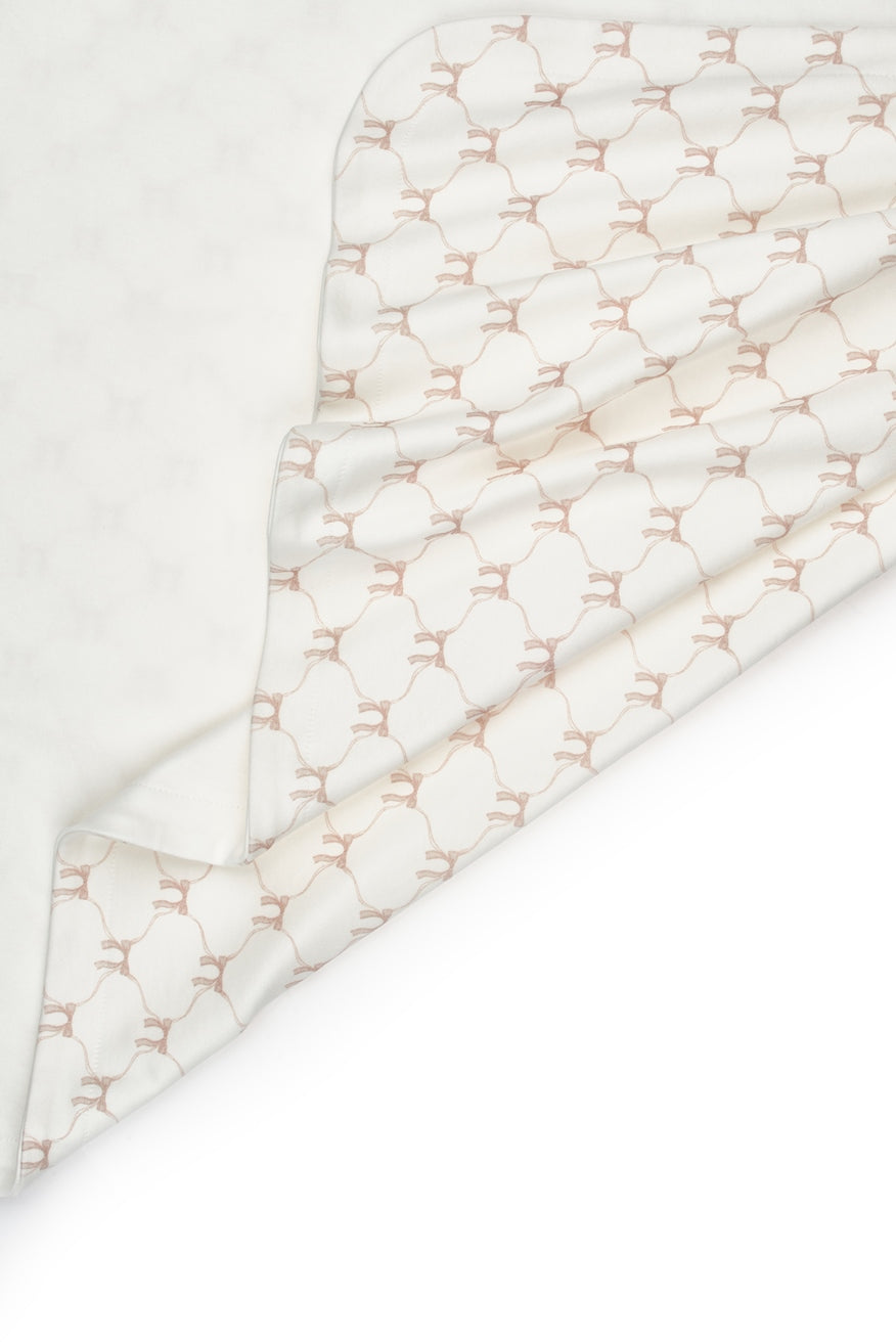 Blush Ribbon Organic Blanket - BIG FRENCHIES